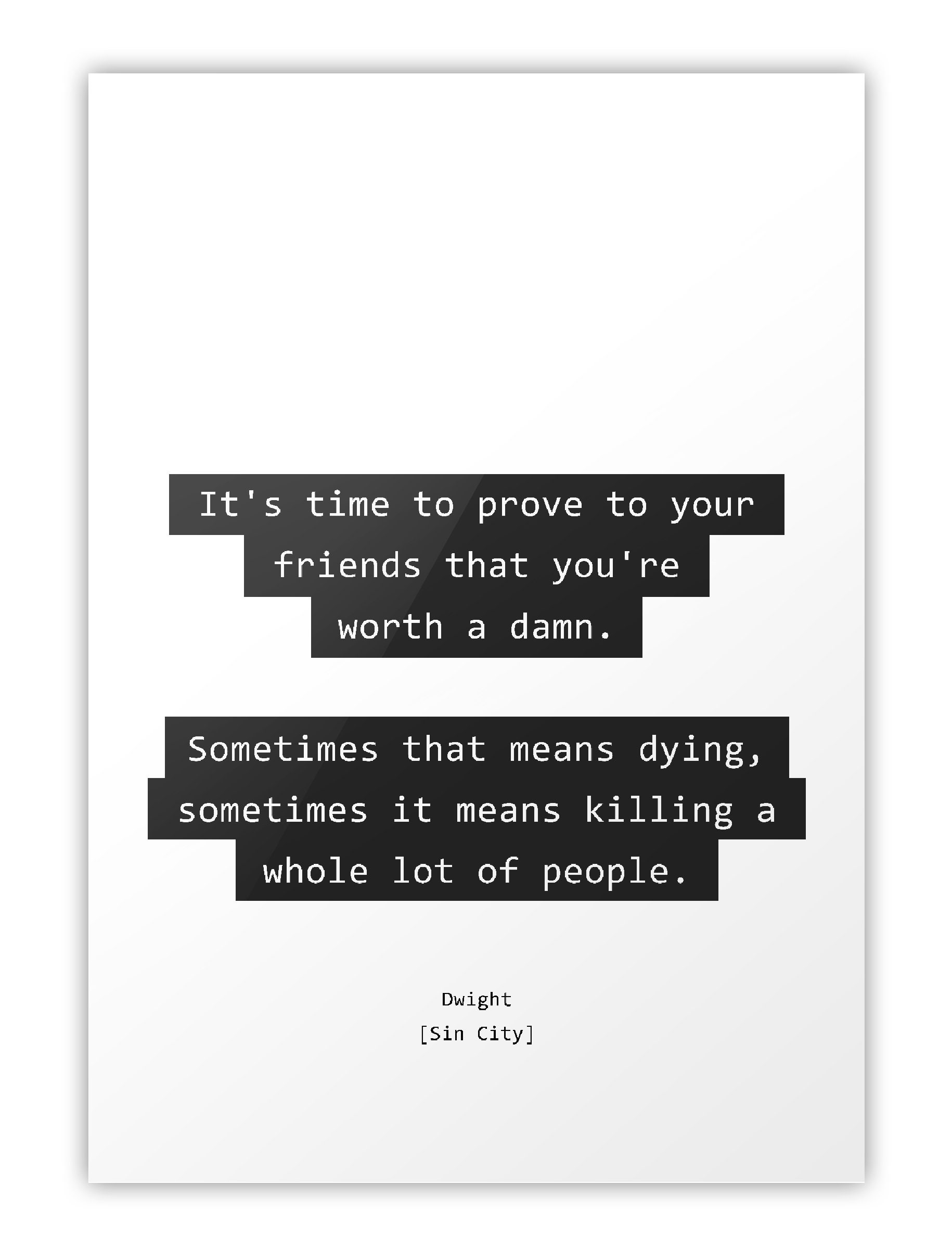 Marv Color Sin City Marv Quotes