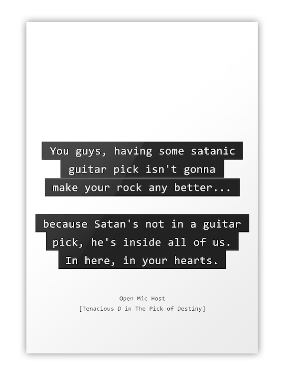 Pick Of Destiny Quotes