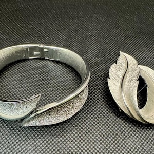 Vintage Alfred Philippe Trifari Bracelet & Brooch
