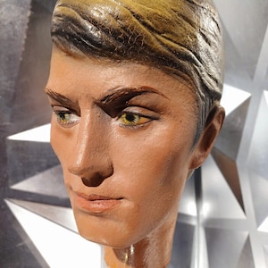 VINTAGE DISPLAY MANNEQUIN Mannequin Head Hutkopf Schaufensterpupp Bild 8