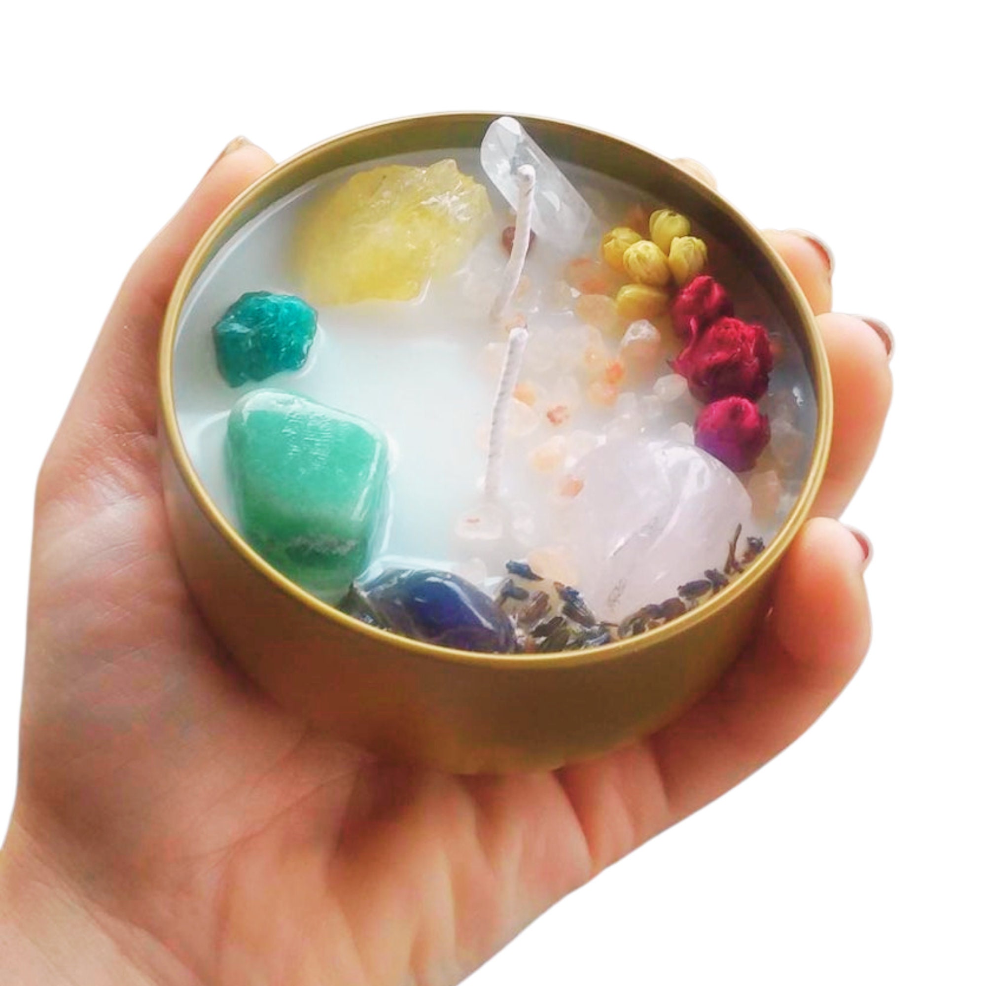Chakra Candle - Crystal Candle - Mindfulness Gift