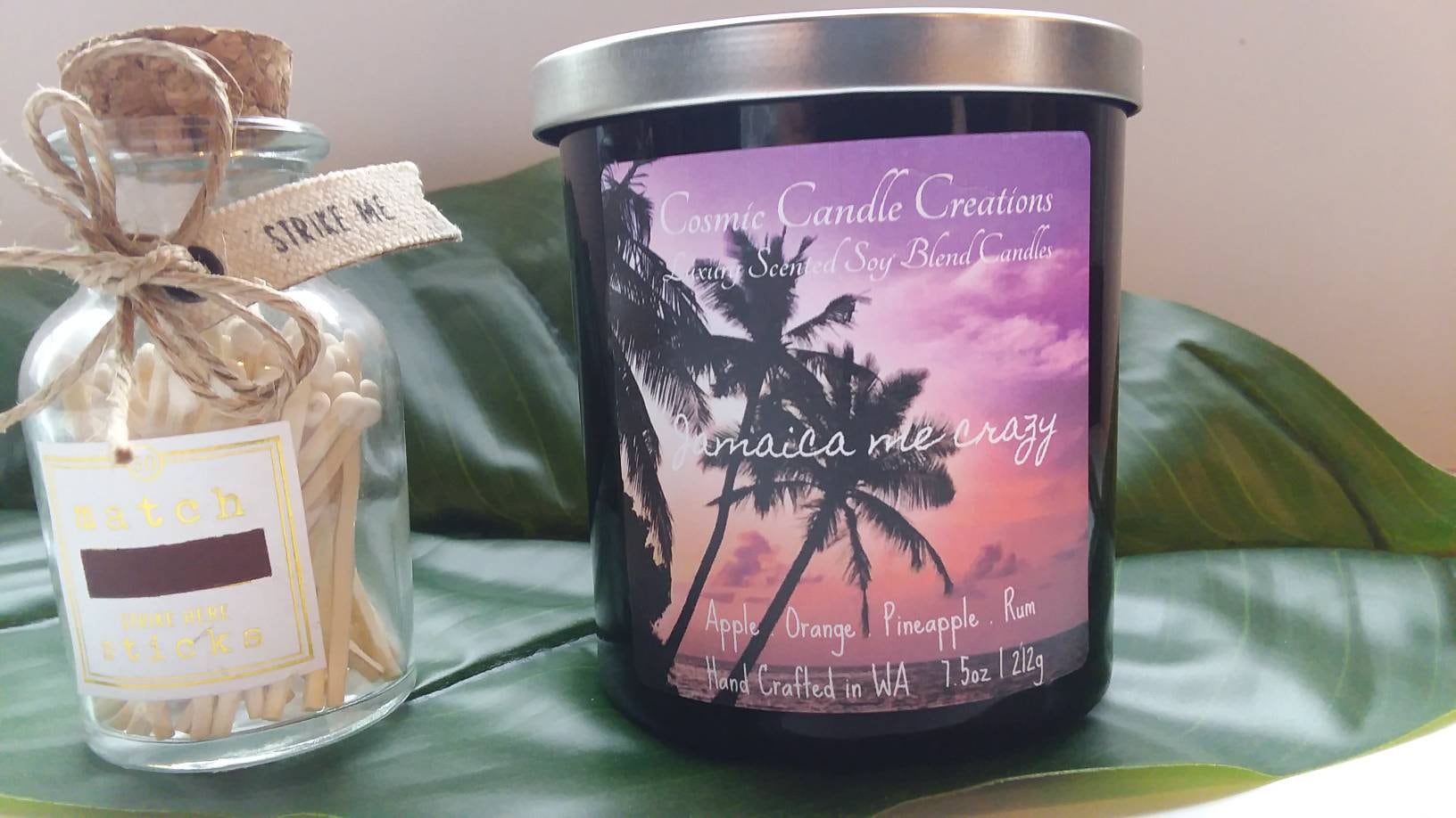 Tropical candle Jamaica Candle Paradise Candle Wood Wick Etsy