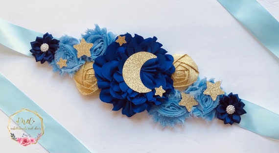 Baby Shower Maternity Sash, Maternity Sash, Belly Band, Twinkle
