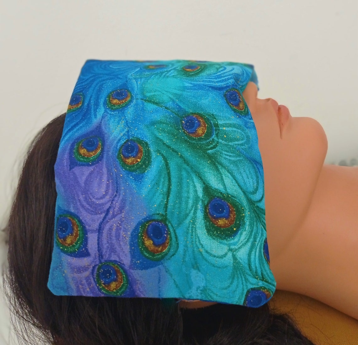 Weighted Eye Pillow & Padded Eye Mask 2 Piece Set. Therapeutic Etsy UK