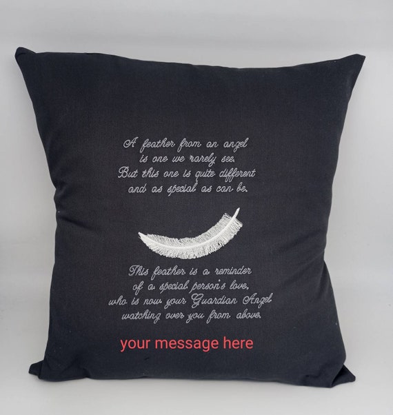 personalised memory cushion