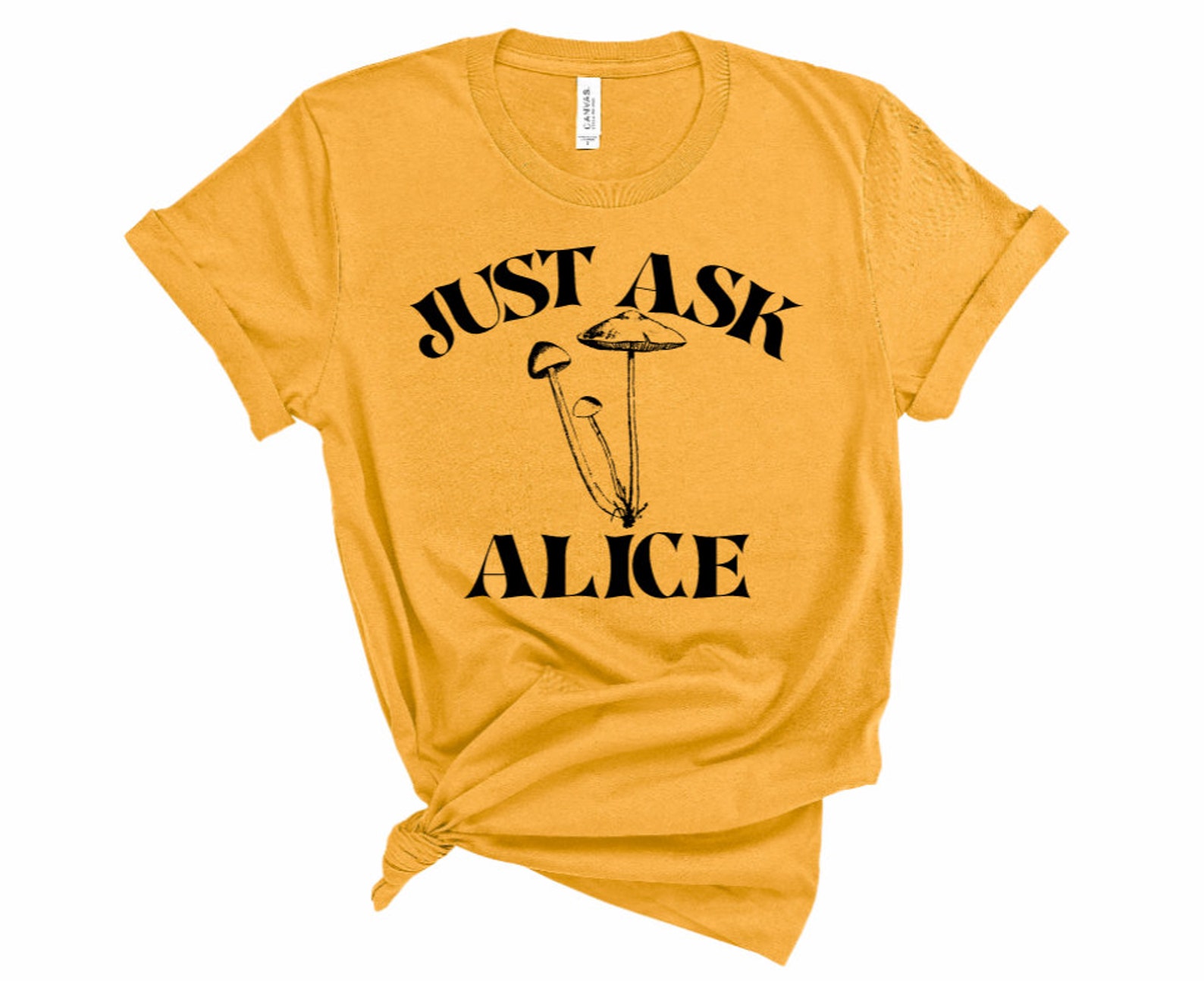Just Ask Alice Tee Music Lovers Tshirt Funny Shirt Etsy