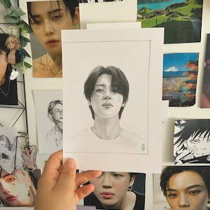 BTS Jimin for Face Album / A5 Art Print