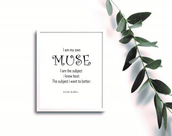 I Am My Own Muse Etsy