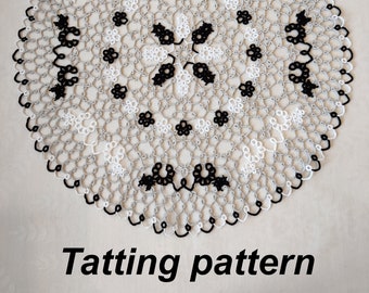 Kittenity doily PDF tatting pattern