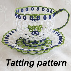 Blueberry Tea PDF tatting pattern