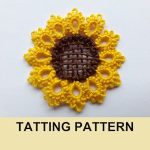 Sonnenblumen Tatting PDF Muster