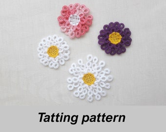 Daisy tatting PDF pattern