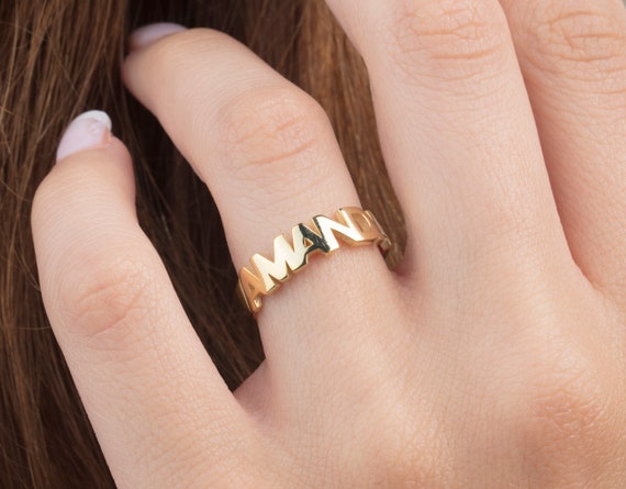 Dainty Name Ring – Sloane Jewelry Design