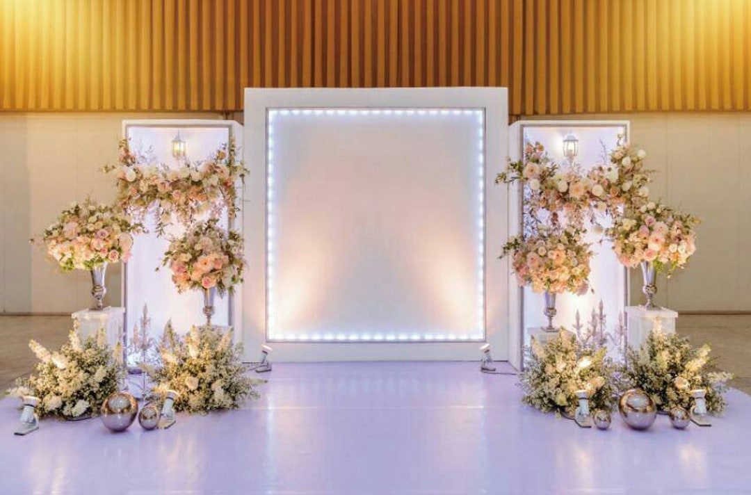 Wedding Stage Flowers Photography Backdrop Floral Arch Wedding