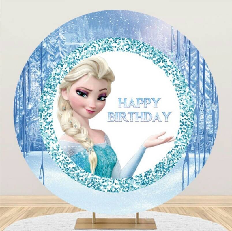 Fondo De Tela Para Decoración Mesa De Cumpleaños Frozen