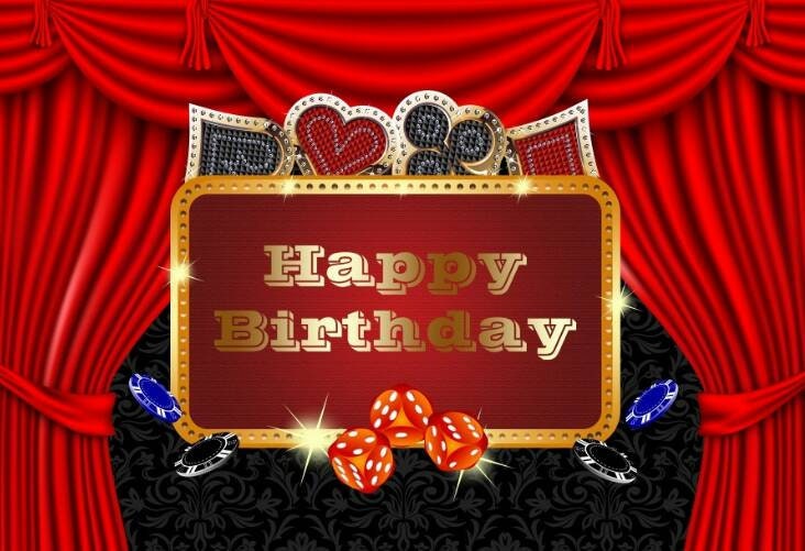 Party Photography Backdrop Casino Poker Theme Birthday Party Prom Vinyl Casino Night Photo Background Banner Photo Studio