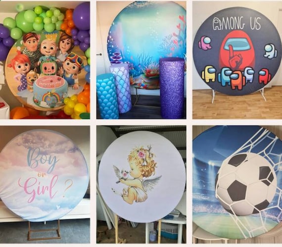 Suministros de fiesta de cumpleaños de Frozen, decoraciones de fiesta con  pancarta, telón de fondo de cumpleaños, globos para decoración de tartas