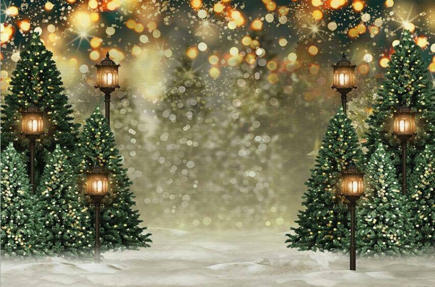 Christmas Theme Party Photography Backdrop Outdoors Banner - Etsy