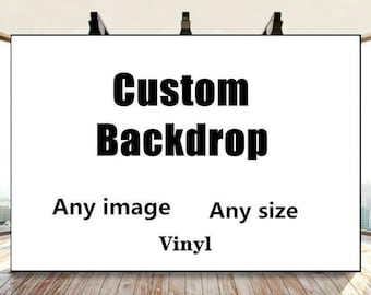 Custom Photography Backdrop Vinyl Banner Birthday Wedding Party Background Customize Photo Backdrop Decoration Props