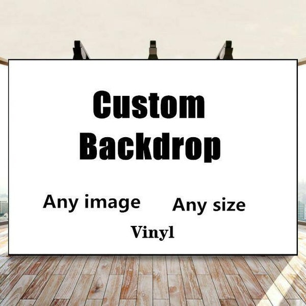 Custom Photography Backdrop Vinyl Banner Birthday Wedding Party Background Customize Photo Backdrop Decoration Props