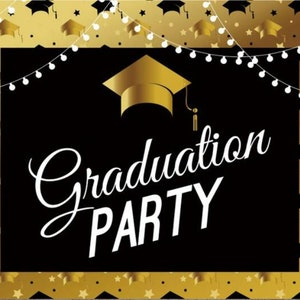 Congrats Grad Photography Backdrop Graduation Party Backdrop Photo Background Custom Stage Banner Studio Props