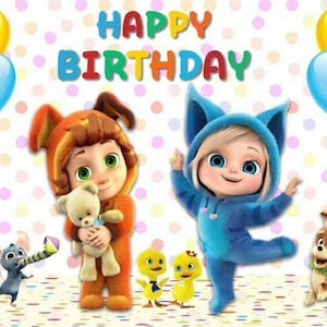 Leuke Achtergrond voor Kids Party Verjaardag Cartoon Achtergrond Kleurrijke Stippen Ballon Verjaardag Feestartikelen Verjaardag Fotografie Achtergrond Vinyl