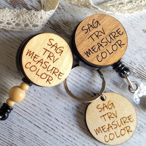 ID Ultrasound Tech Badge Reel. Gifts for medical co workers. Funny Clip Retractable Badge Holder and same Keychain. Sonography ID Badge Reel