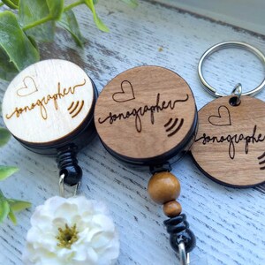 Nurse funny gifts Funny Clip Retractable Badge Holder and same Keychain  Id Nurse Badge Reel. Sonographer Nurse badge reels