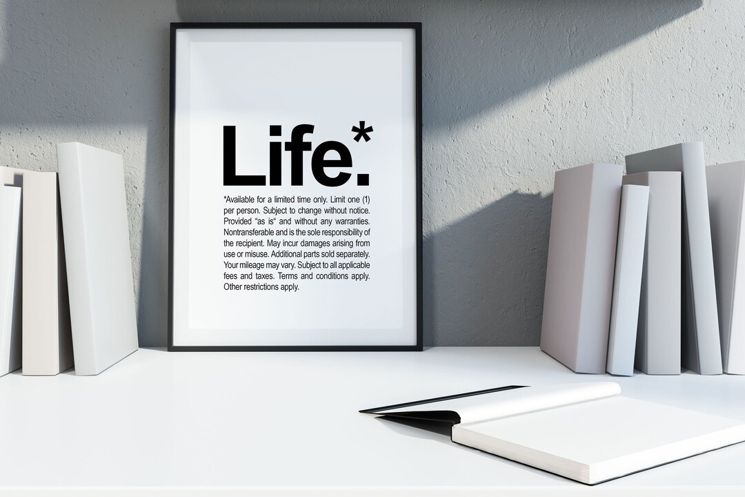 Ritter Mediendesign Wörterbuch-Kunstdruck – Persönliche Definition Als Wandbild, DIN A4, Ideal Als Geschenk