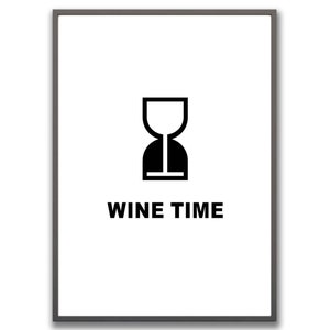 Téléchargement d&#39;image de l&#39;heure du vin Fichier d&#39;art Impression d&#39;affiche Modèle d&#39;impression Décoration murale Impression Design