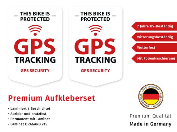 Autocollants D'avertissement Pour Traceur GPS – Protection