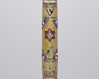 Gemstone mezuzah