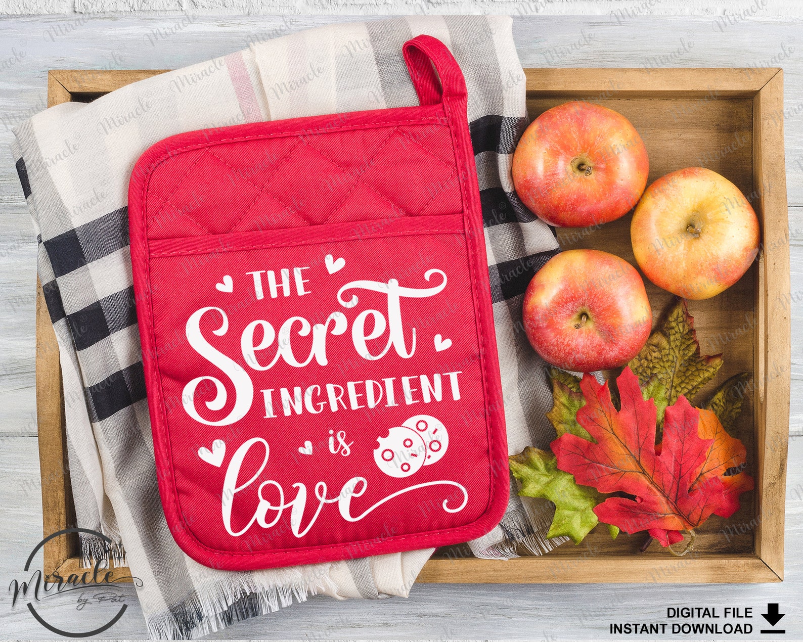The Secret Ingredient is Love SVG Valentine's Day SVG Valentine Gift