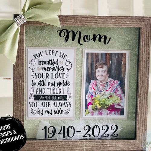 Memorial Shadow Box Picture Shadow Box Gift for Loss Etsy