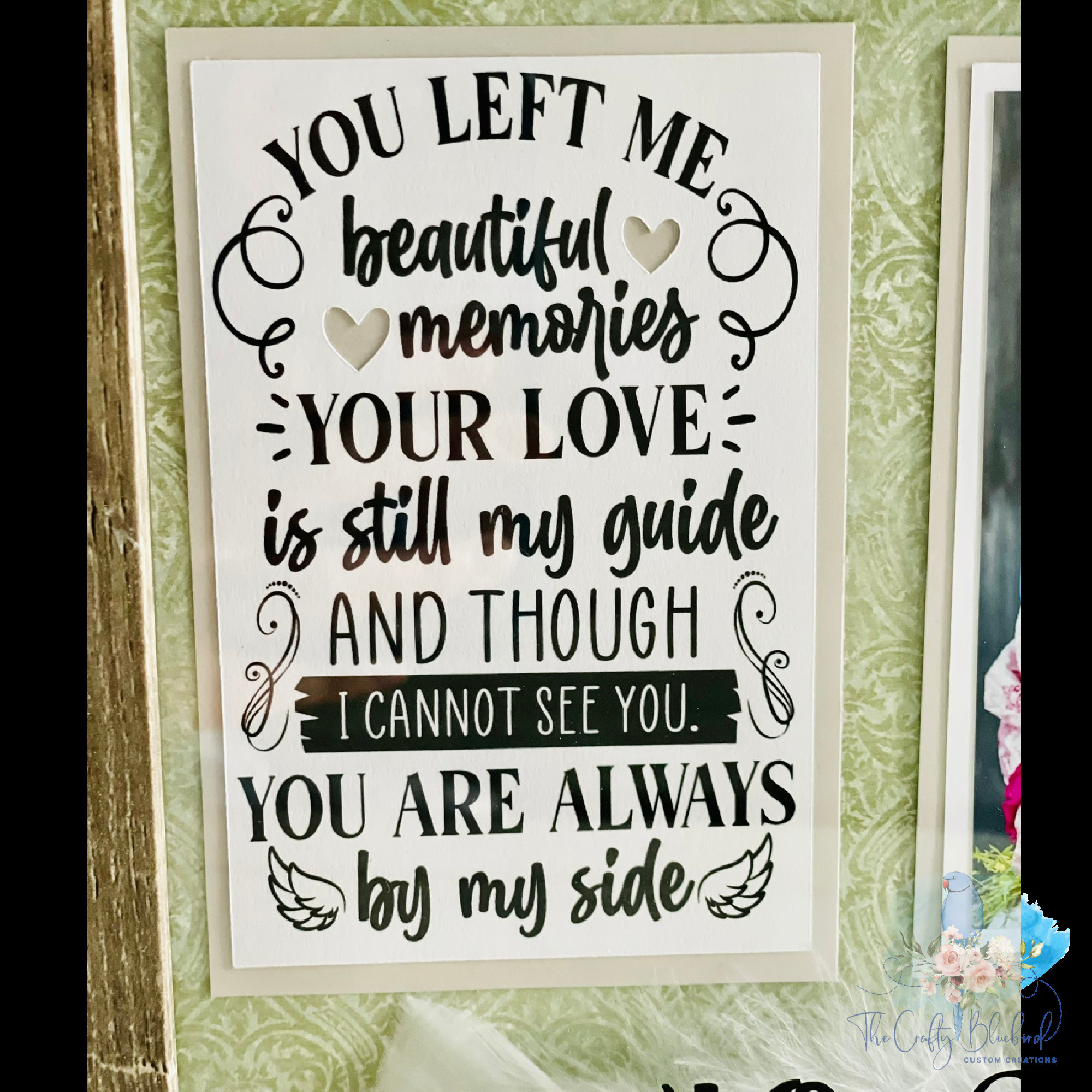 Shadow Box Grief Memorial Shadow Box, Picture Shadowbox, Custom Memorial Gift, Memorial ...