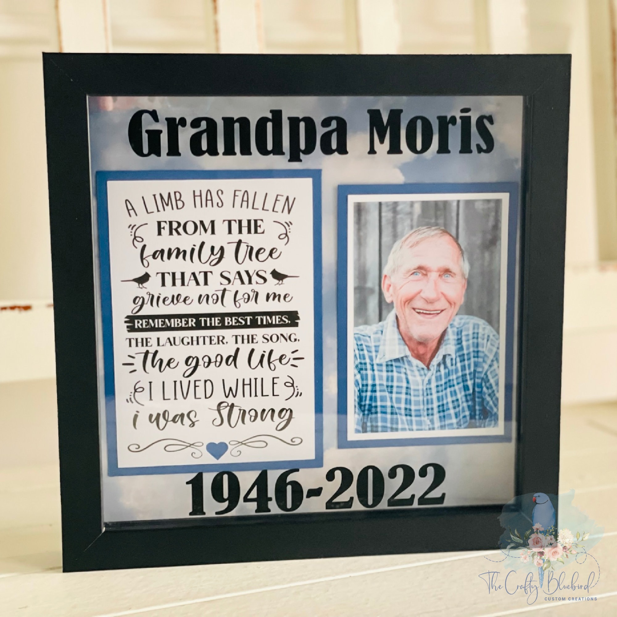 Commemorable Shadow Box Memorial Shadow Box, Picture Shadowbox, Custom Memorial Gift, Memorial ...
