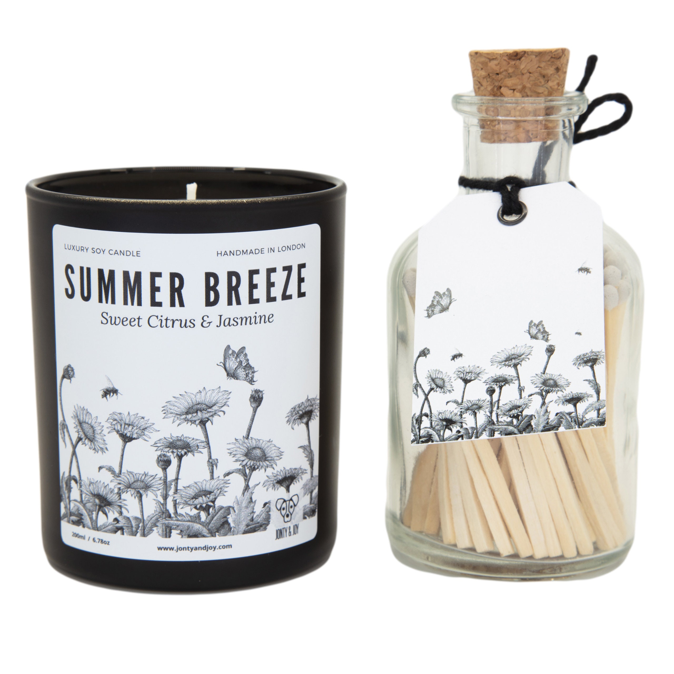 Sweet Citrus Jasmine Scented Candle Partidos de seguridad Etsy