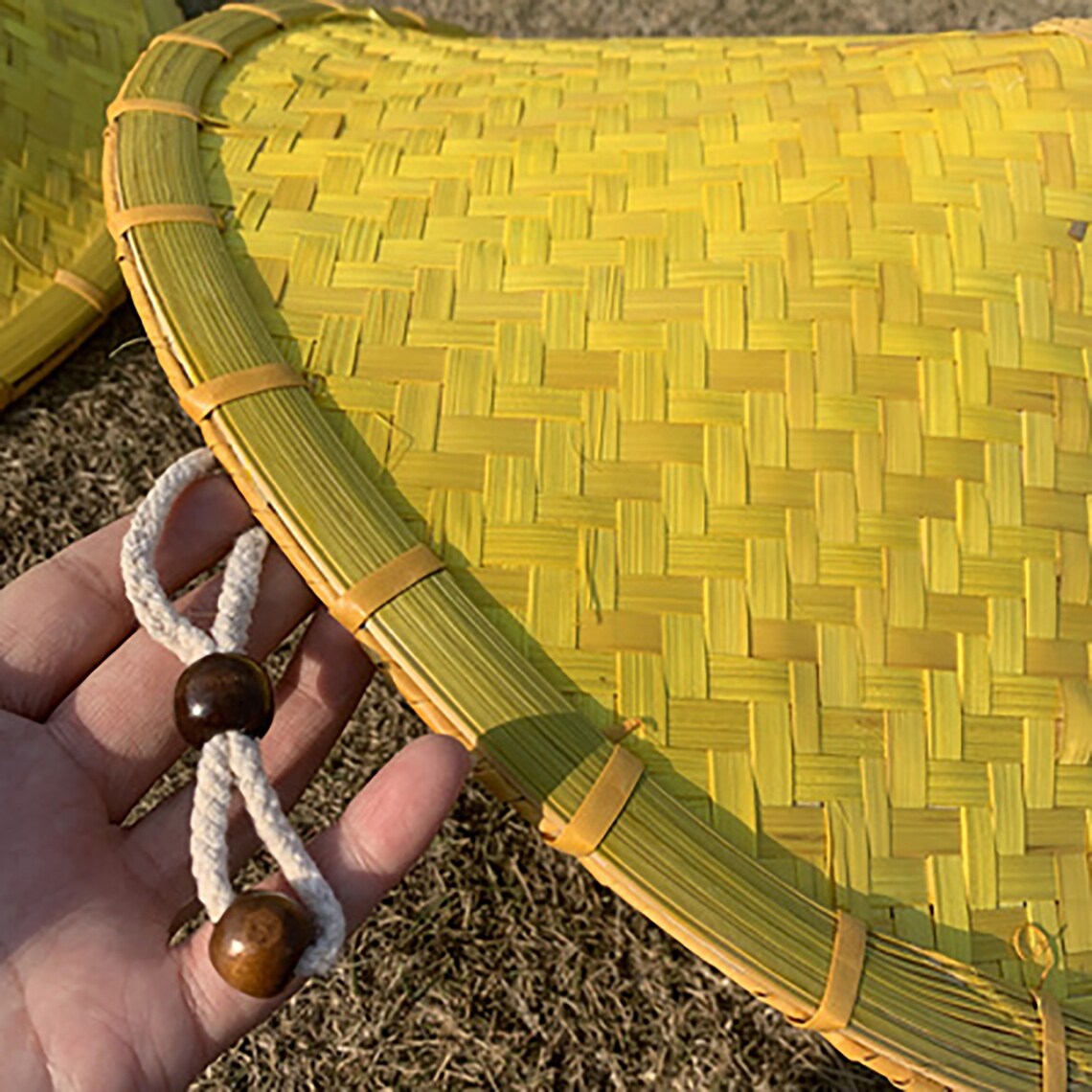 Handmade bamboo hat Bamboo hat with big eaves Men's and Etsy