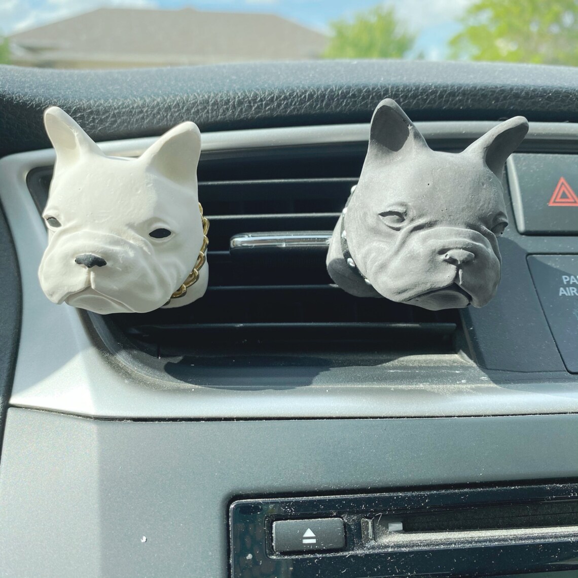 French Bulldog Car Air Freshener/cute French Bulldog/vent Cilp Etsy