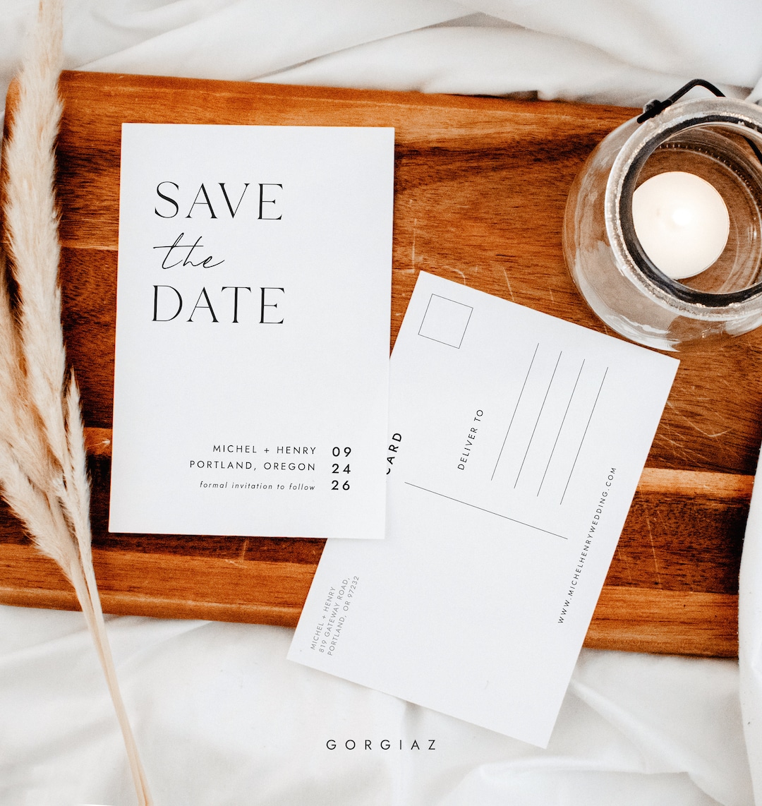 Image 7 for Free Save The Date Postcard Templates