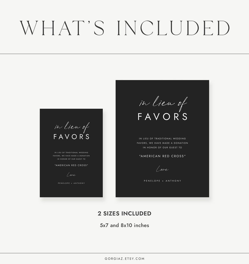 minimalist-in-lieu-of-favors-sign-templates-modern-minimal-charity