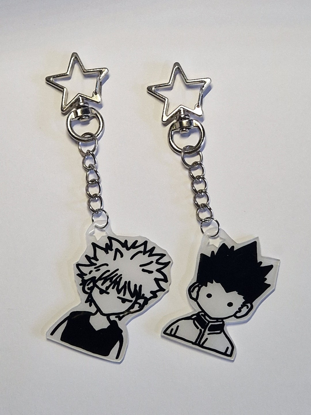 Buy Killua Zoldyck and Gon Freecss Matching Keychains Hxh Hunter X ...