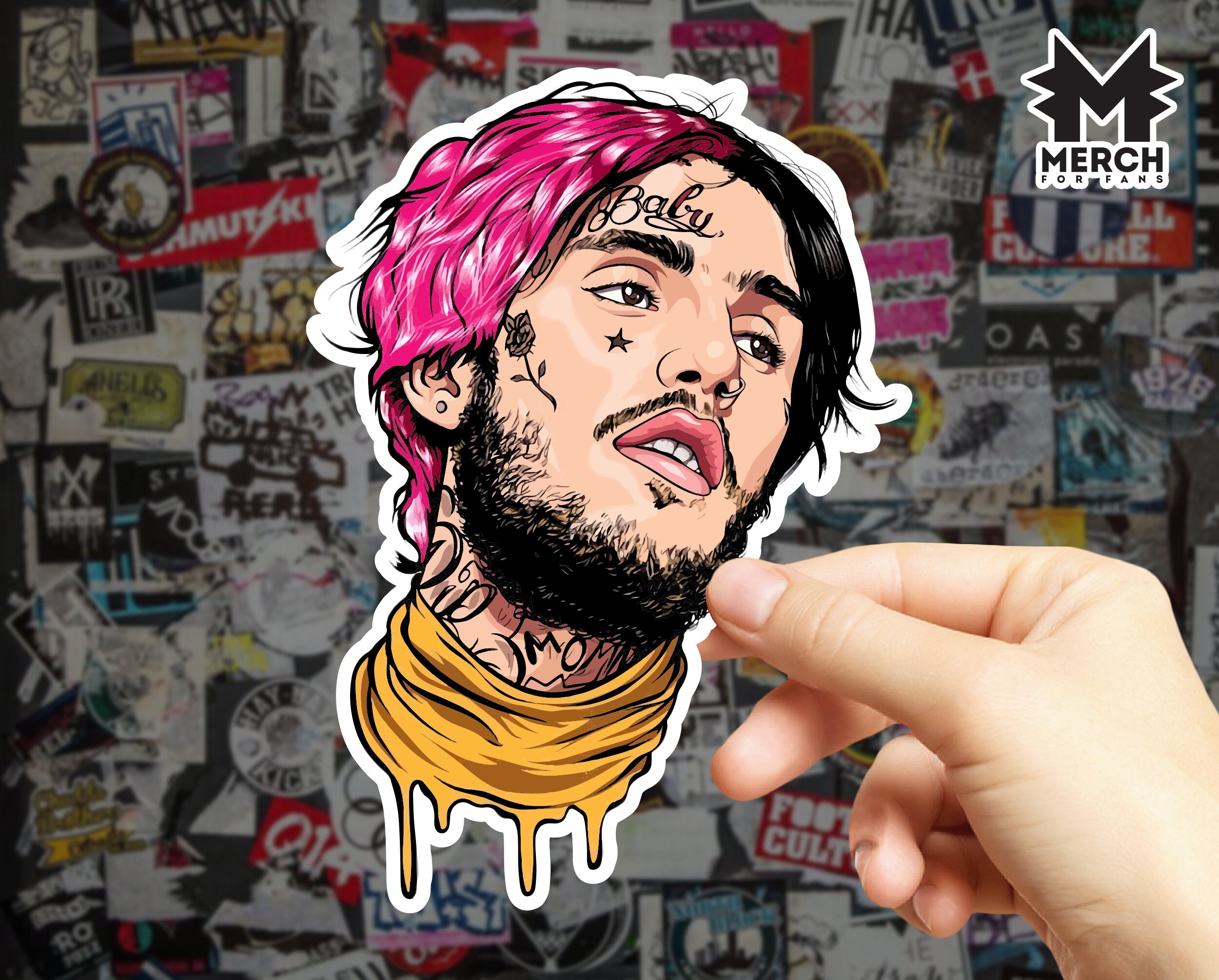 Lil Peep Sticker Lil Peep Decal Premium Quality Inspired | Etsy