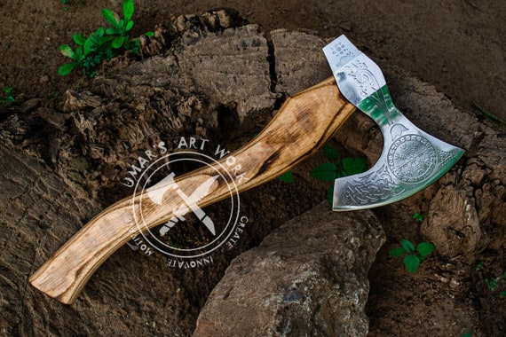 Hand Forged Viking Axe Viking Hatchet Viking Battle Axe Viking War