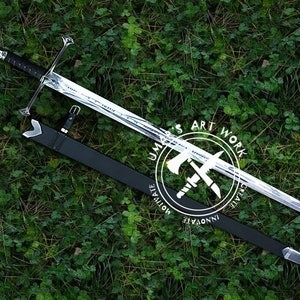 ANDURIL Sword of Strider, Custom Engraved Sword, LOTR Sword, Lord of the Rings King Aragorn Ranger Sword, Strider Knife, Lotr Gifts for Men image 3