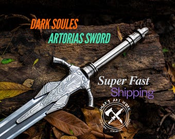 Greatsword of Artorias Life-Size Replica, Dark Soul Sword - Hand Forging Sword, Dark souls, Bloodborn, Gift for Gamers | Boyfriend | Him
