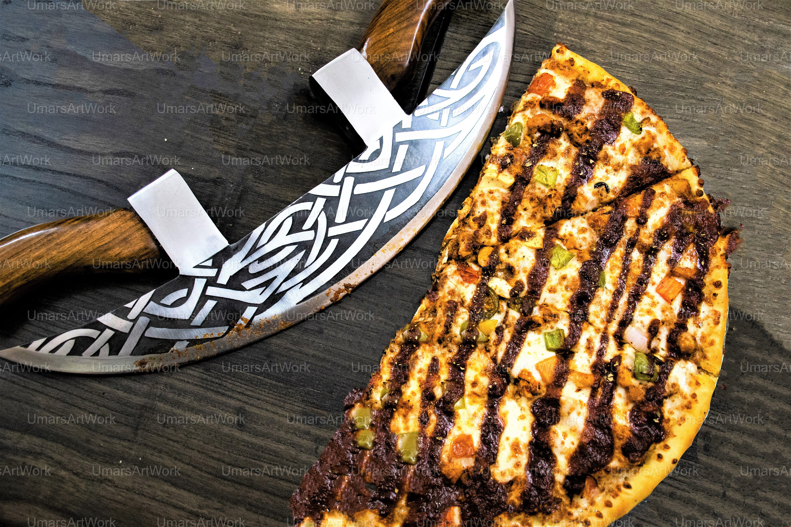 Pizza Axe Pizza Slicer Hand forged Viking Pizza Cutter Viking Bearded Camping Axe  Kitchen Pizza knife Pizza Lover Personalized Gift