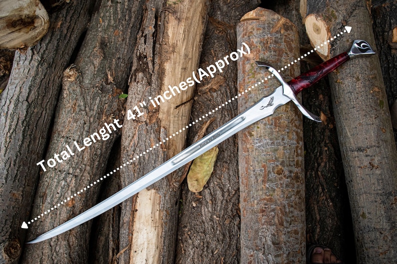 Hand Forged Viking Sword, Custom Engraved Longsword for Husband or Boyfriend, Wedding and Christmas Gift Idea