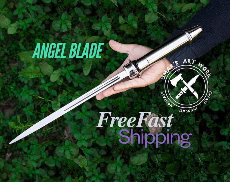 Angel Blade Full Metal With Stand Super Natural Prop Replica Cosplay ...