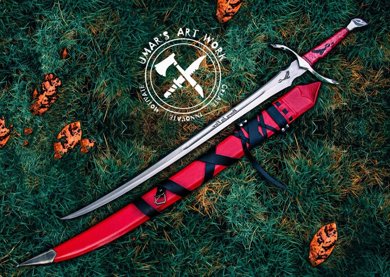 Custom Viking Longsword Gift for Husband, Engraved Sword for Wall Decor, Anniversary and Christmas Gift